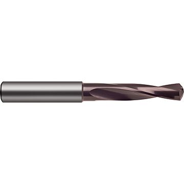 Twist drills with reinforced straight shank Twist drills with reinforced straight shank